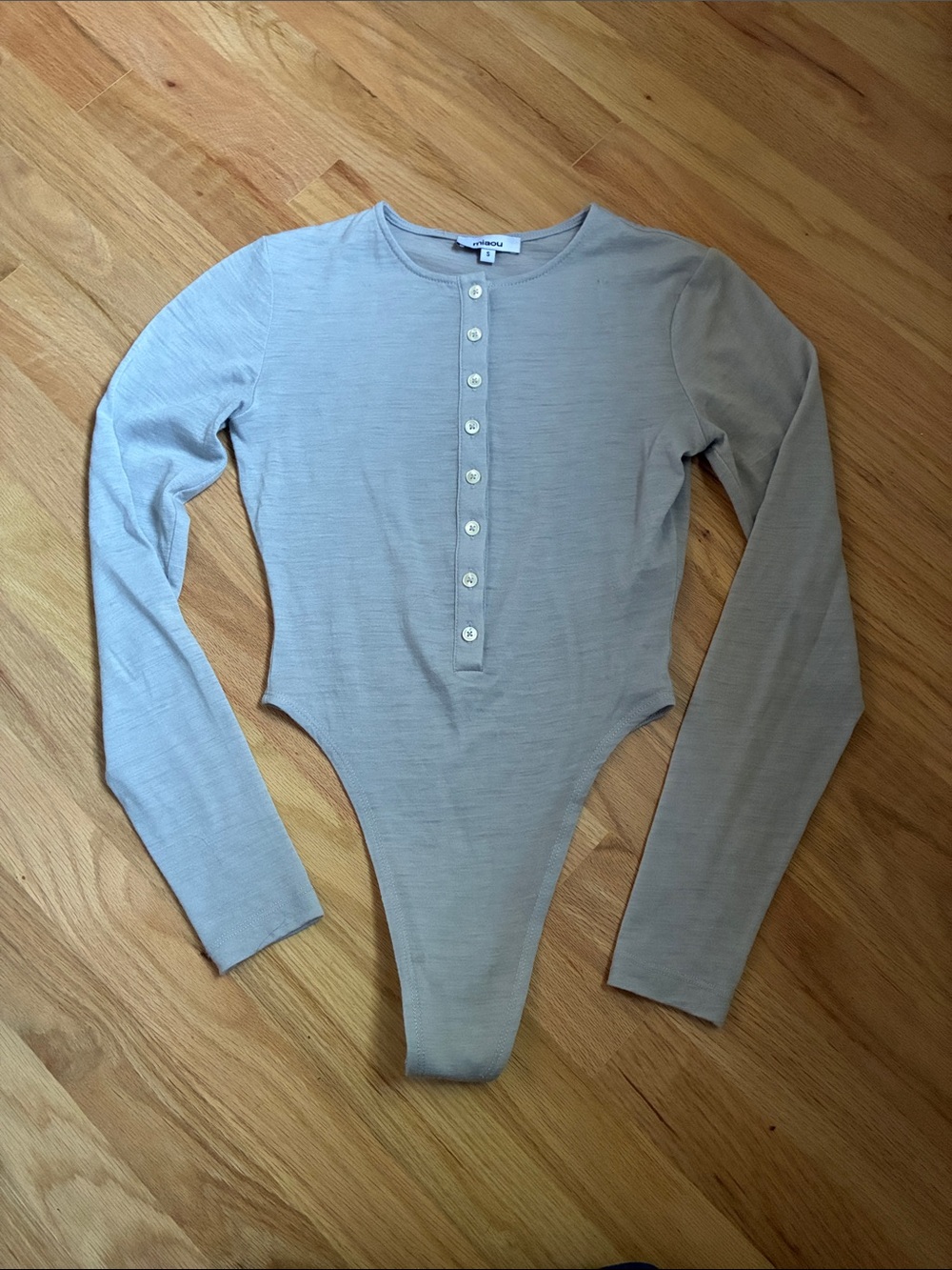 Miaou bodysuit small 100% wool
